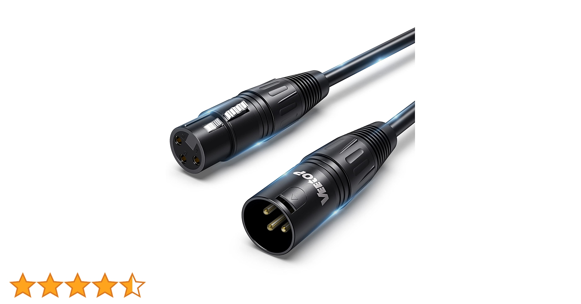 Amazon.co.jp: マイクケーブル Veetop XLRケーブル キャノンケーブル